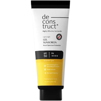 Deconstruct Lightweight Sunscreen Gel SPF 50 Plus PA Plus Plus Plus Plus 50 gm -496316181 - 8908020017195 - Rokomari product